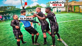 DEU BRIGA NO PRIMEIRO JOGO DO CAMPEONATO  bateram no juíz [upl. by Pelag]