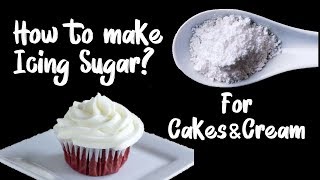 ICING SUGAR  Homemade Confectioners sugar  2 ingredient  ஐசிங் சுகர் செய்வது எப்படி [upl. by Nerissa271]