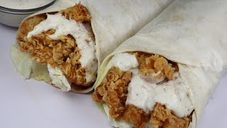 Zinger ShawarmaChicken Shawarma By Recipes of the World [upl. by Eahc]