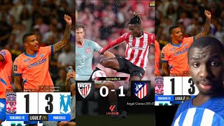 L’OM surclasse Toulouse et s’installe ✅ l’Atlético crucifie Bilbao 🤯 l’AC Milan arrache le nul… [upl. by Skilken]