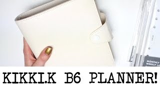 KikkiK B6 Planner First Look [upl. by Odlanar]