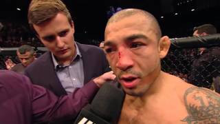 UFC 194 Conor McGregor and Jose Aldo Octagon Interview [upl. by Babita274]