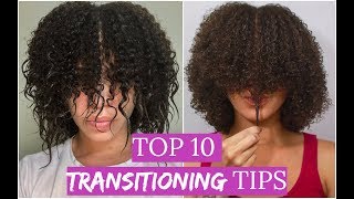 Top 10 Tips For Transitioning to Natural Hair  Lyasia in the City [upl. by Araj754]