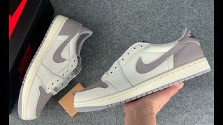 JORDAN 1 LOW OG “ATMOSPHERE GREY” CZ0790 101 [upl. by Prosperus465]