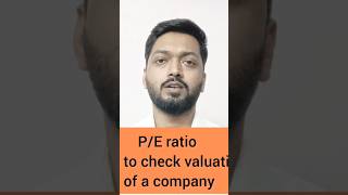 PE ratio explained stockmarket nifty50 nseindia [upl. by Sonafets]