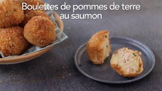 Boulettes de pommes de terre au saumon [upl. by Hnib]