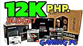 12k PC build  BUDGET PC BUILD GUIDE 2024  AMD RYZEN 3 3200G  BUDGET GAMING PC [upl. by Ramak]