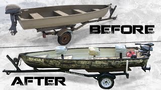 REBUILDING an OLD FISHING BOAT  DIY Boat Restoration [upl. by Malvin]