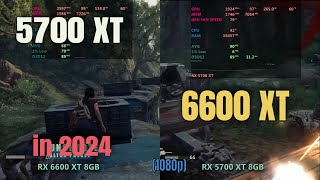 RX 6600 xt vs RX 5700xt in 2024 [upl. by Aizti]