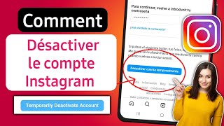 Comment Désactiver Un Compte Instagram  Désactiver Un Compte Instagram Temporairement [upl. by Irolam]