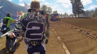 GoPro HD Ryan Villopoto Full Moto 2  Washougal MX Lucas Oil Pro Motocross Championship 2013 [upl. by Cowles734]