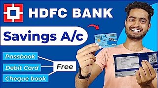 HDFC Bank Account Opening Online 2024  HDFC Zero Balance Account Opening Online  HDFC Bank [upl. by Einobe]