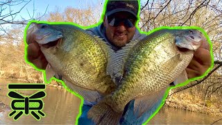 Lake Tawakoni CREEK CRAPPIE in WINTER [upl. by Edgardo]