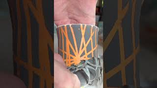 Halloween Cup glazedpottery ceramic potterymagic [upl. by Spears108]