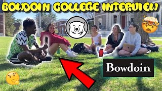 Interviewing Bowdoin Students 🤪 party scene 🎉 trivia 💡 academics 📚 [upl. by Bethena]