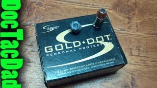 Hogs Head Ballistics  Speer Gold Dot 90gr 380 ACP [upl. by Aleibarg]