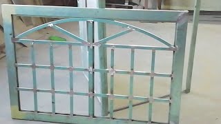 🇲🇽 COMO HACER VENTANAS CORREDIZAS CON TUBULAR GALVANIZADO [upl. by Nwadahs]