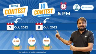 Puzzle and IQ Test Contests on Brain Wizard Channel  Know More [upl. by Lyrradal]