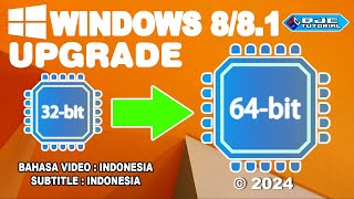 CARA UPGRADE Windows 881 32 bit ke 64 bit Tanpa Kehilangan Data [upl. by Nyrtak]