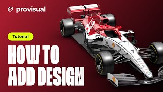 Provisual Tutorial How to Edit an F1 Race Car 2020 3D Mockup [upl. by Leinahtam]