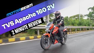 Tvs Apache rtr 160 2v Red Colour 2024 E20 New Model Full Detailed Review In Hindi [upl. by Montagu]