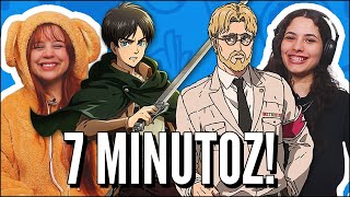 ISSO TÁ INSANO EREN  AO SOM DO ESTRONDO E ZEKE  SALVAÇÃO  ATTACK ON TITAN  7 MINUTOZ [upl. by Linehan278]