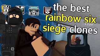 These Might Be The BEST Rainbow Six Siege Clones on Roblox [upl. by Iturhs]