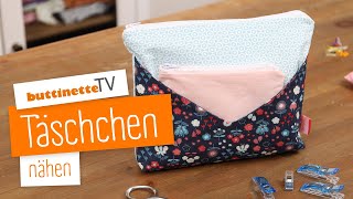 Täschchen nähen  Nähset  buttinette TV DIY [upl. by Onitsoga]