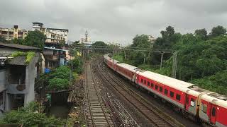 Hyderabad  Mumbai Express train indianrailways railway [upl. by Kerry]