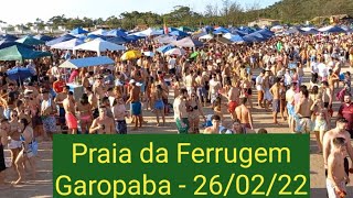 Carnaval 2022  Praia da Ferrugem em Garopaba Santa Catarina  Brasil [upl. by Aicen137]