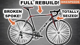 Focus Cayo Service Full Rebuild Road Bike Restoration [upl. by Kayley558]