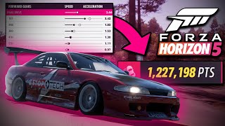 How To Tune A Drift Car in FORZA HORIZON 5 COMPETE WITH FORMULA DRIFT CARS [upl. by Nitz]