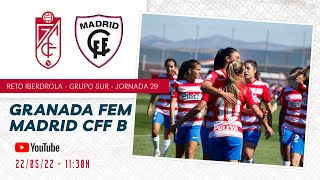 Granada CF Femenino 🆚 Madrid CFF B 41 Partido completo [upl. by Pace]