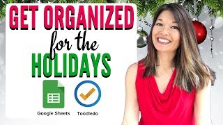 Get Organized for the Holidays with Toodledo and Google Sheets [upl. by Gnex674]