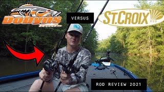 Dobyns Fury vs St Croix Bass X  100 Rod Review [upl. by Libbie766]