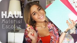 Regresso às Aulas ♡ Haul Material Escolar [upl. by Zetra293]