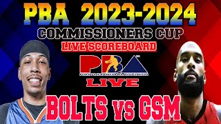 MERALCO BOLTS VS BARANGAY GINEBRA  PBA PHILIPINE CUP 2023  LIVE SCOREBOARD [upl. by Nilhsa]