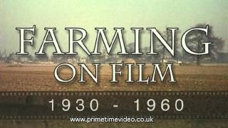 Farming Archive in Lincolnshire 1930s to 1960s [upl. by Airamat]