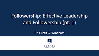 Leadership Nudge 73  What Is Followership [upl. by Eerdua329]