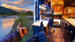 POV Living in a Van Down by the River Driving to Alaska [upl. by Julio]