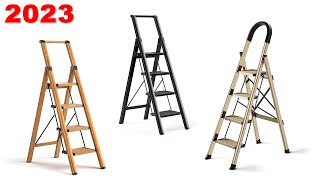 ✨ 4Step Folding Step Stool Ladders for 2023  Culaccino RIKADE XinSunho Ladnamy with Handgrip [upl. by Zink795]