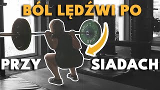 CZĘSTY BŁĄD który powoduje BÓL PLECÓW PO PRZYSIADACH [upl. by Bara284]