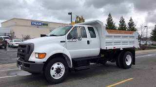 2022 ford f750 Dump truck with the 67 diesel v8 [upl. by Phillada]