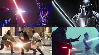 All Lightsaber Duels In Star Wars UPDATED 2022 [upl. by Raines235]