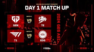 GES ASIA VALORANT TOURNAMENT DAY 1 [upl. by Vrablik533]