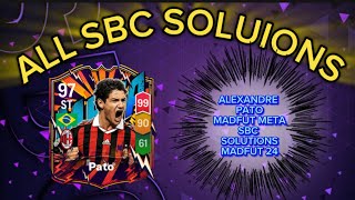 ALEXANDRE PATO 97 RATED ALL 16 MADFUT SOLUTIONS  MADFUT META SBC SOLUTION  MADFUT 24 [upl. by Yewed402]