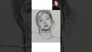 StepbyStep Loomis Method Portrait Drawing Tutorial Pencil Sketch of a Girl [upl. by Yruok557]