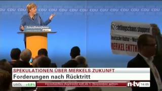 16 10 2015 ist Angela Merkel ist angezählt [upl. by Sinnal]