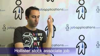 Hollister Interview  Stock Associate [upl. by Symon]