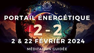 25 MIN 🎧 PUISSANT Portail énergétique du 22  Lumière et Abondance  Méditation [upl. by Arerrac]